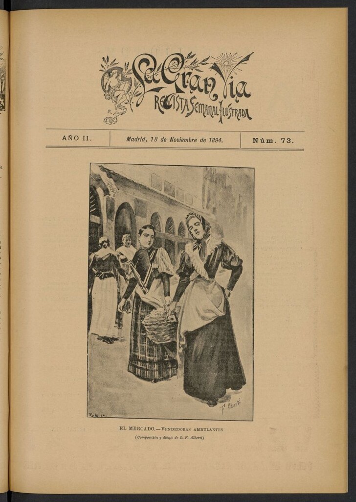 Miniatura de La Gran Vía: revista semanal ilustrada del 18 de noviembre de 1894, nº 73