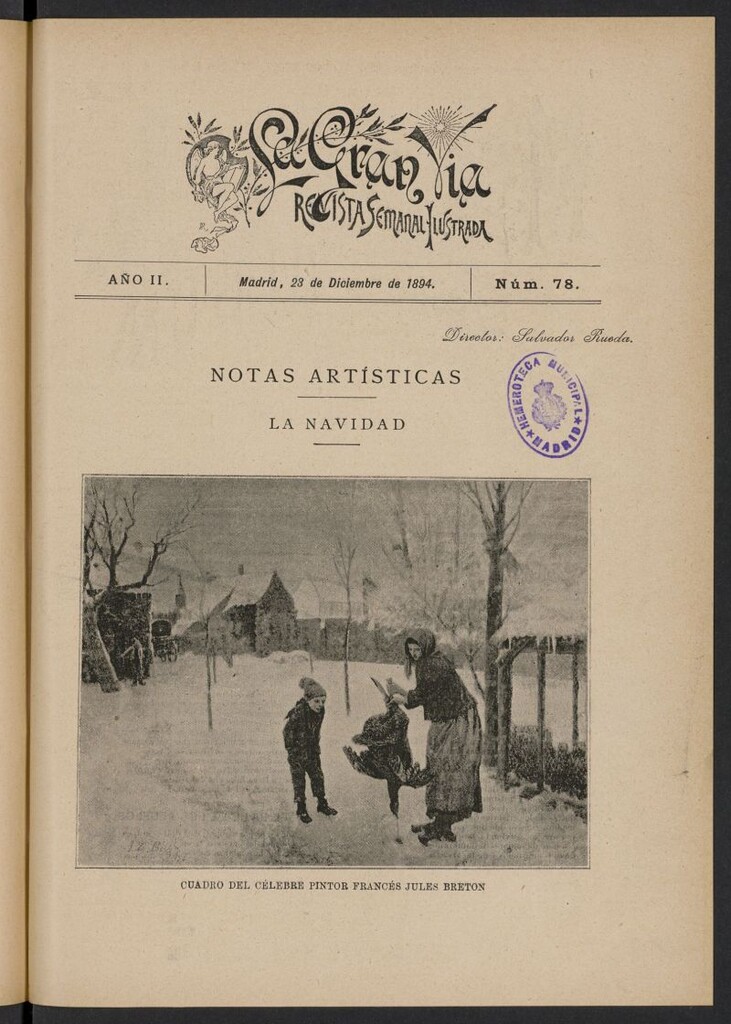 Miniatura de La Gran Vía: revista semanal ilustrada del 23 de diciembre de 1894, nº 78
