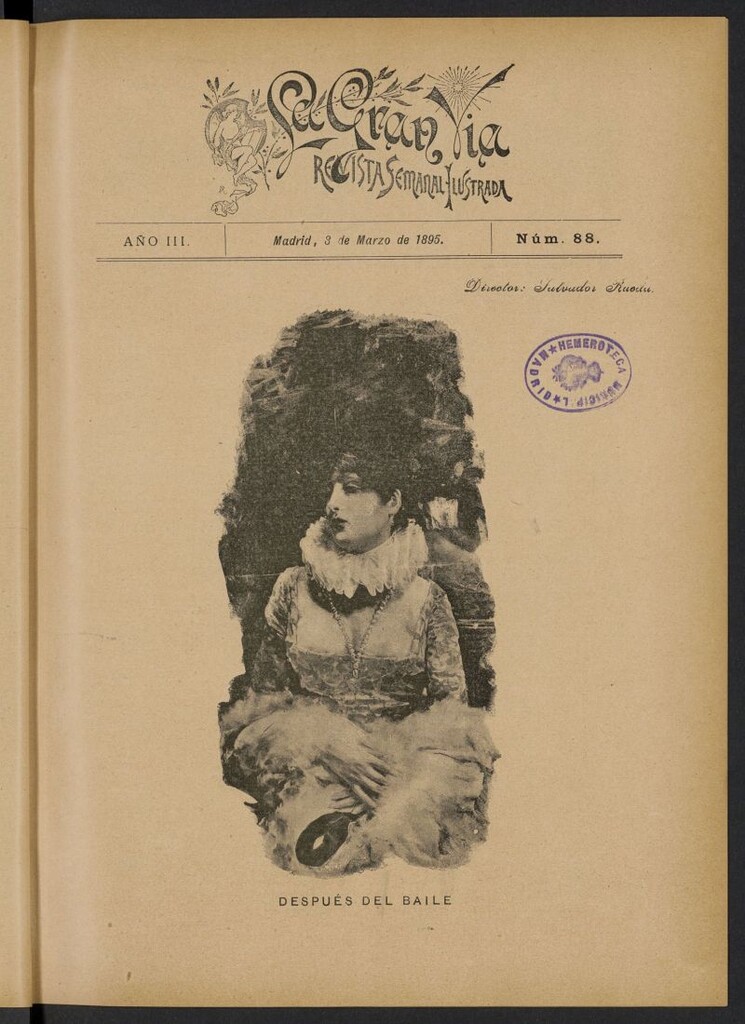 Miniatura de La Gran Vía: revista semanal ilustrada del 3 de marzo de 1895, nº 88