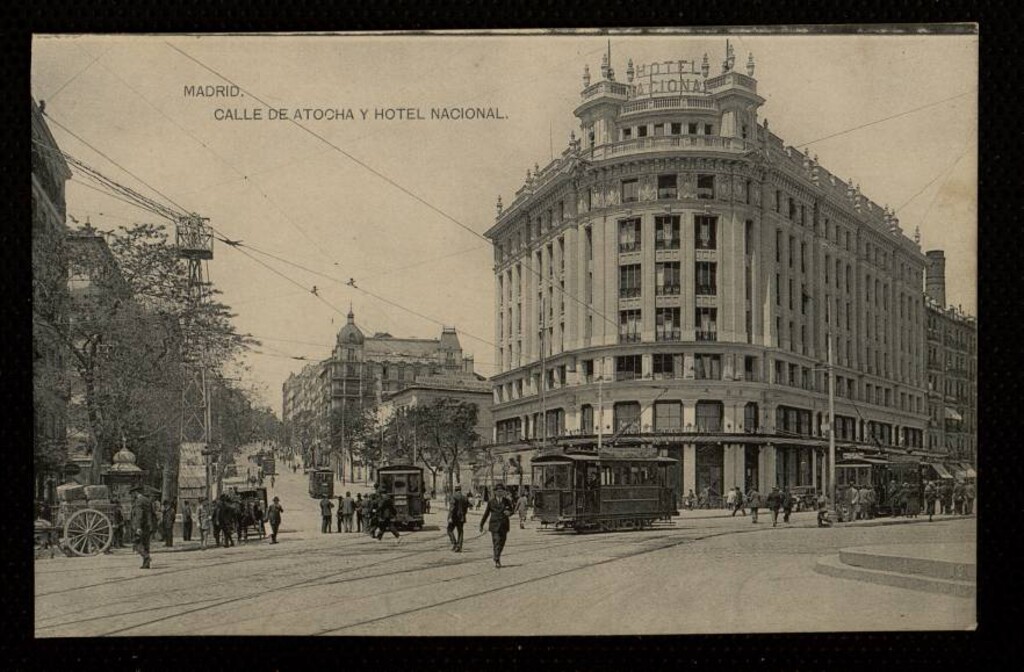 Miniatura de Calle de Atocha y Hotel Nacional