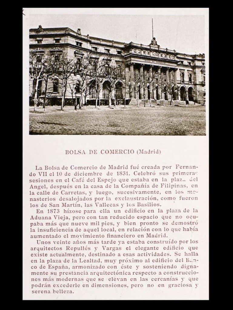 Miniatura de Bolsa de Comercio
