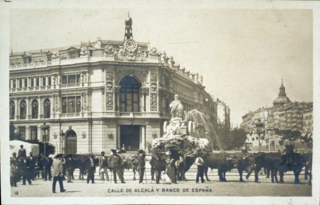 Miniatura de Calle de Alcalá y Banco de España