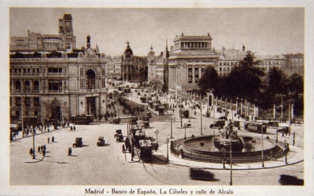 Miniatura de Banco de España, La Cibeles y calle de Alcalá