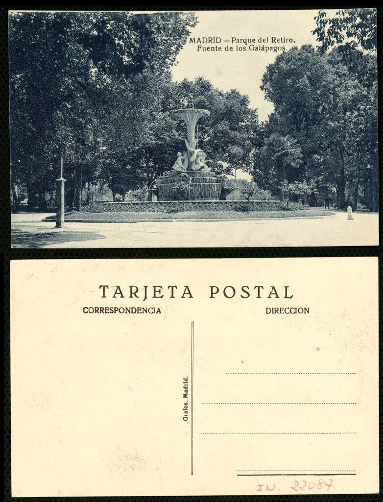 Miniatura de Parque del Retiro. Fuente de los Galápagos