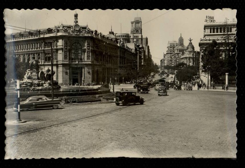 Miniatura de Cibeles y Banco de España