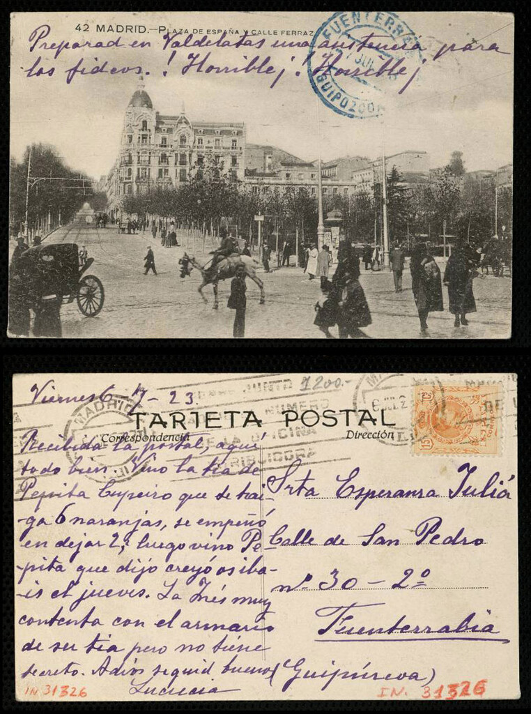 Miniatura de Plaza de España y calle Ferraz