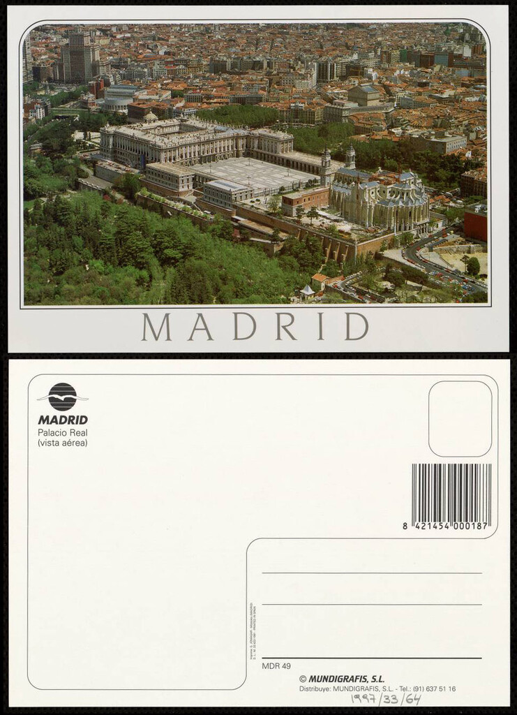 Miniatura de Vista aérea del Palacio Real