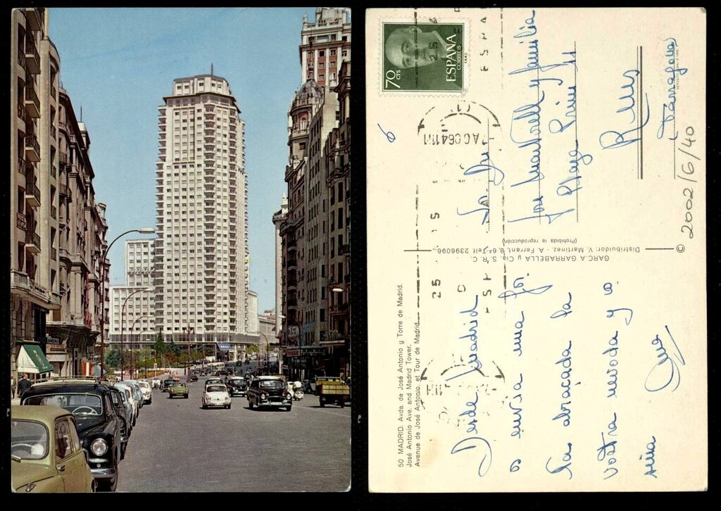 Miniatura de Avenida de José Antonio y Torre de Madrid