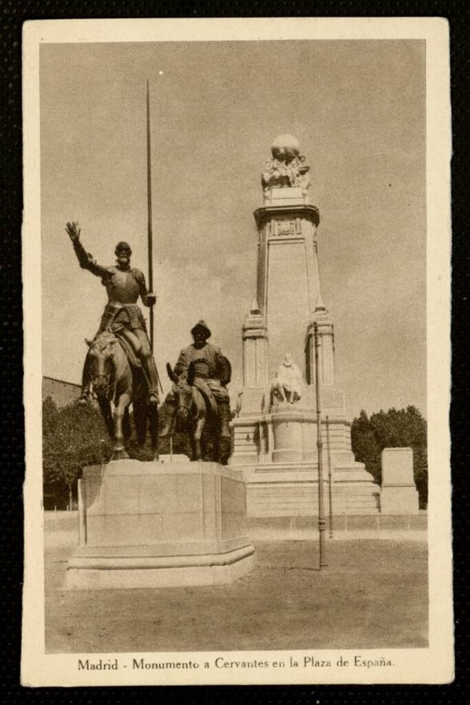 Miniatura de Monumento a Cervantes en la plaza de España