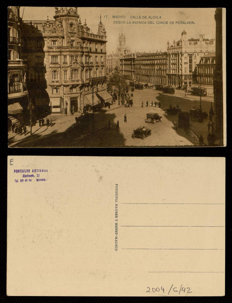 Miniatura de Calle de Alcalá desde la avenida del Conde de Peñalver