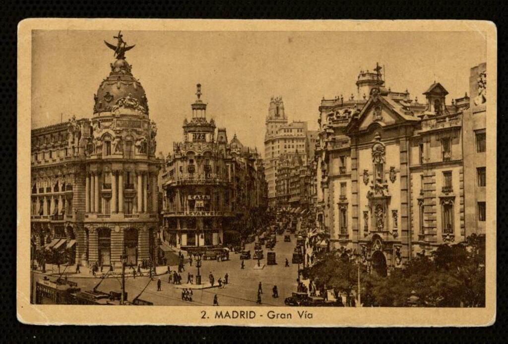 Miniatura de Gran Vía desde la calle de Alcalá