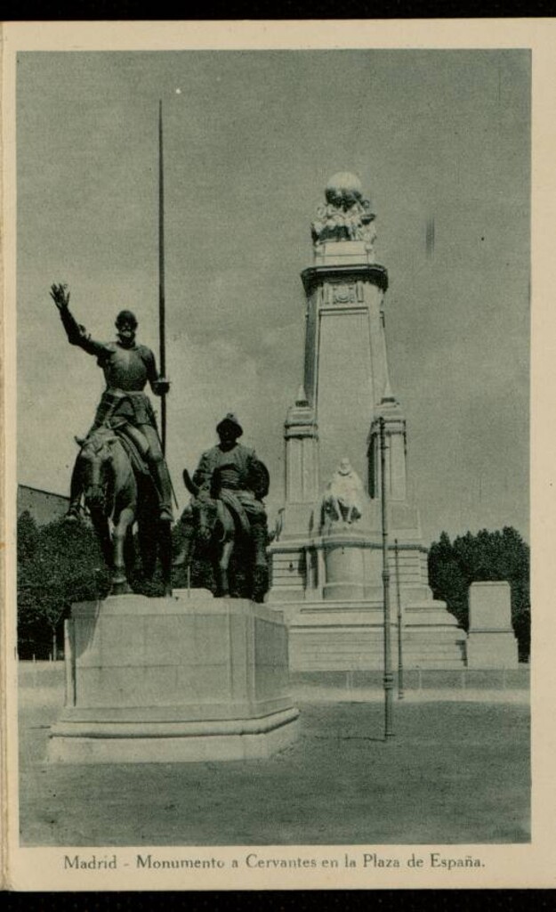 Miniatura de Monumento a Cervantes en la plaza de España