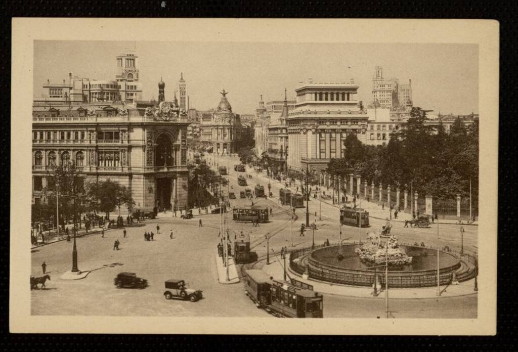 Miniatura de Banco de España, La Cibeles y calle de Alcalá