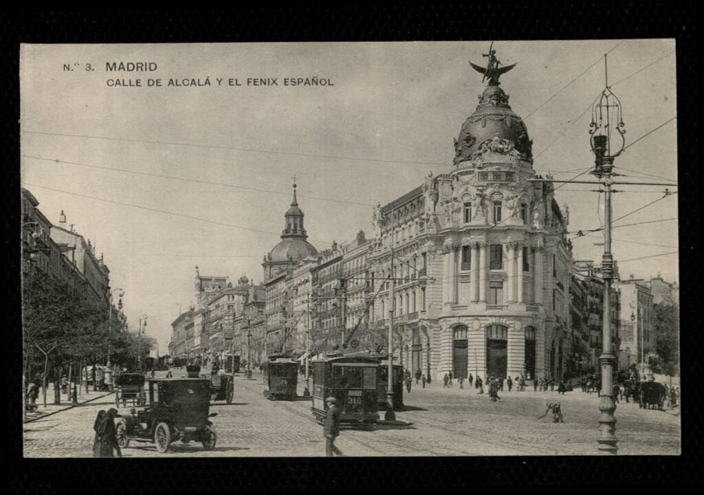 Miniatura de Calle de Alcalá y el Fénix Español