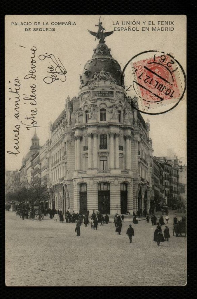 Miniatura de Palacio de la Compañía de Seguros La Unión y el Fénix Español en Madrid