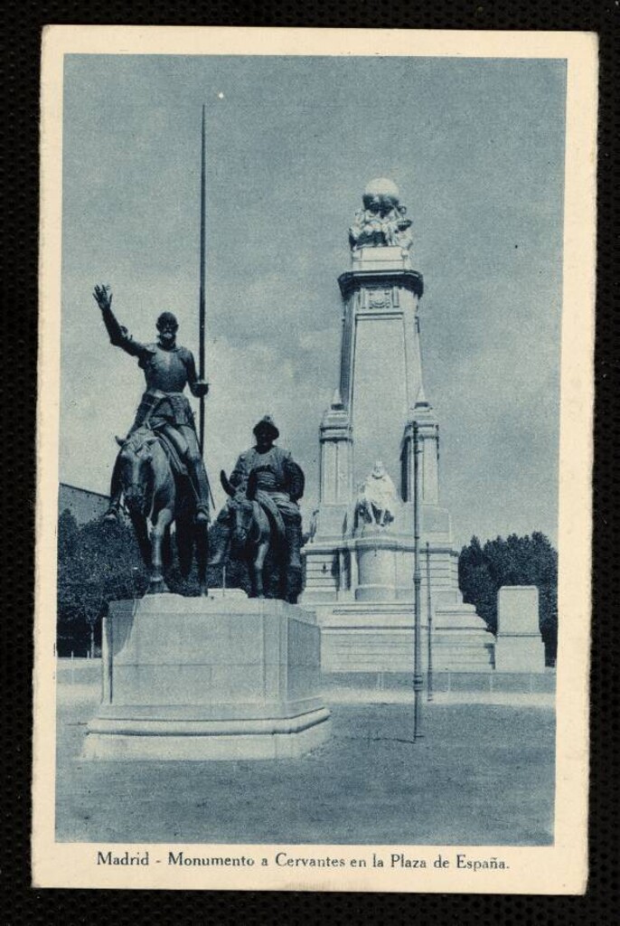 Miniatura de Monumento a Cervantes en la plaza de España
