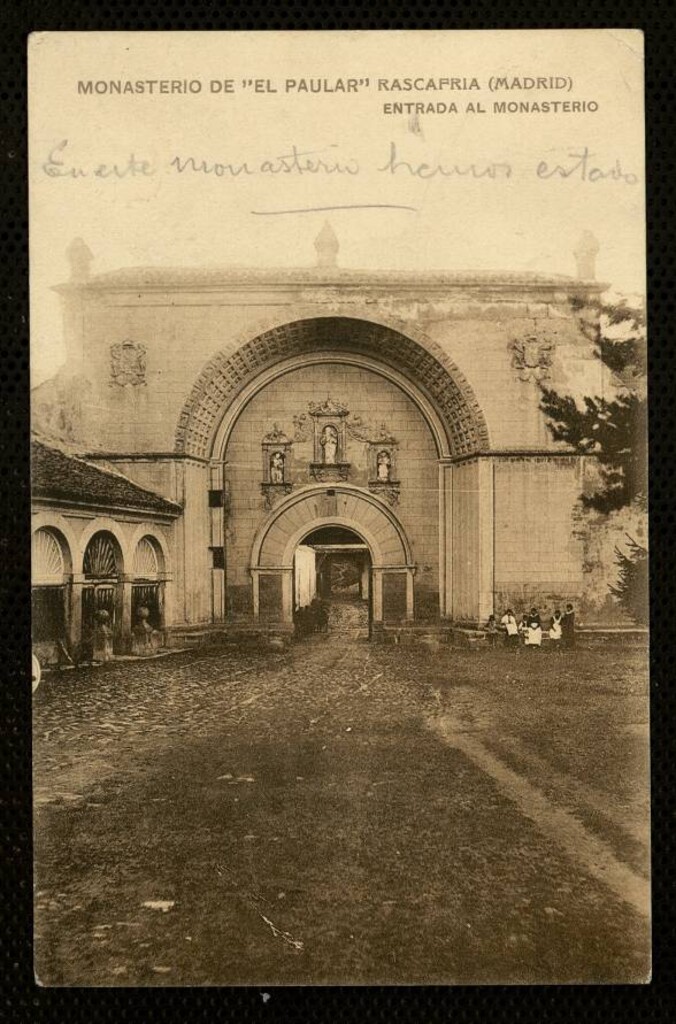 Miniatura de Entrada al Monasterio de El Paular en Rascafría