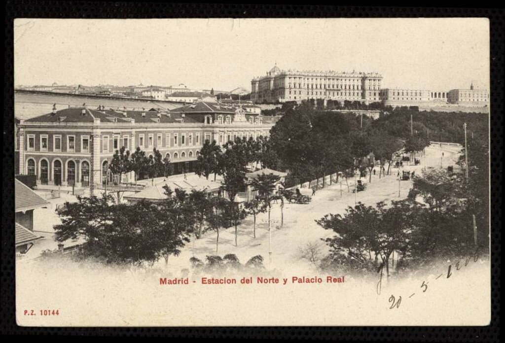 Miniatura de Estación del Norte y Palacio Real
