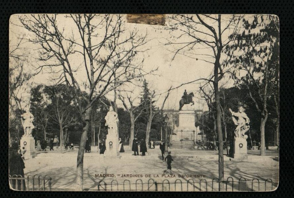 Miniatura de Jardines de la plaza de Oriente