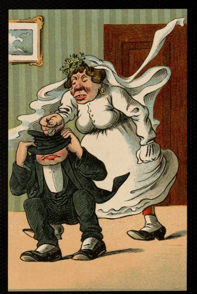 Miniatura de Caricatura de una boda