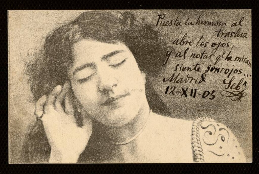 Miniatura de Cabeza femenina