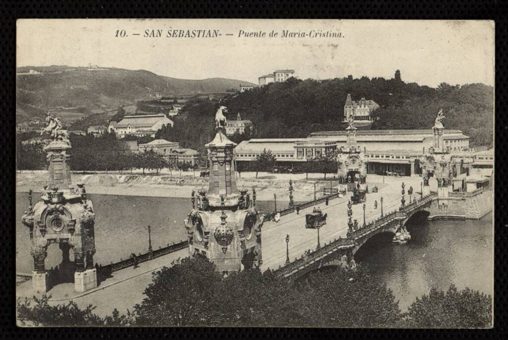 Miniatura de San Sebastián. Puente de María Cristina