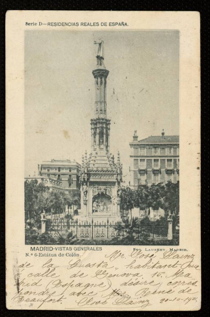 Miniatura de Estatua de Colón