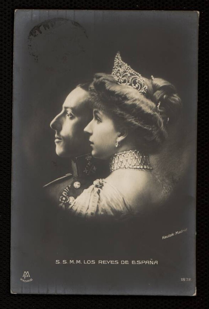 Miniatura de SS. MM. los Reyes de España