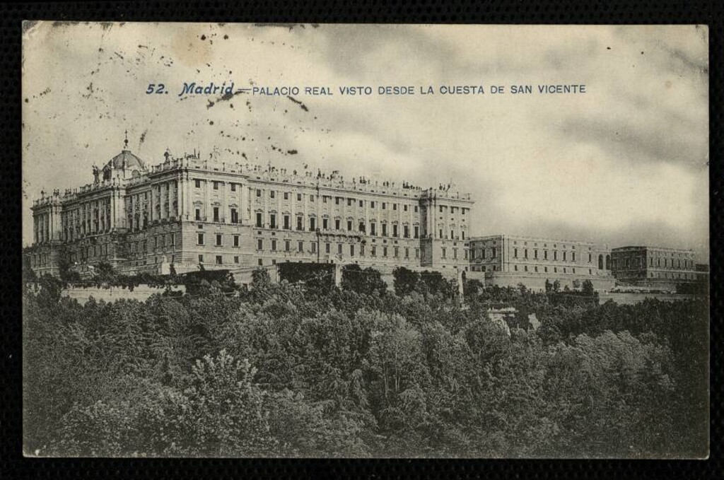 Miniatura de Palacio Real visto desde la Cuesta de San Vicente