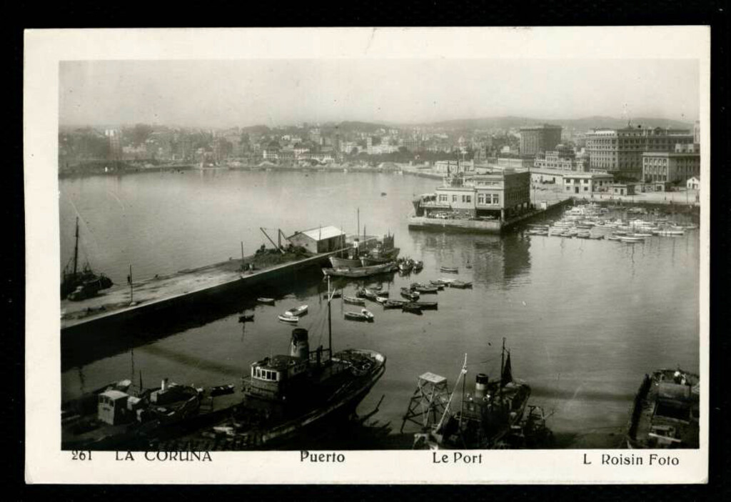 Miniatura de La Coruña. Puerto