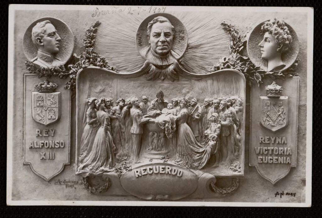 Miniatura de Recuerdo del bautizo del Príncipe de Asturias