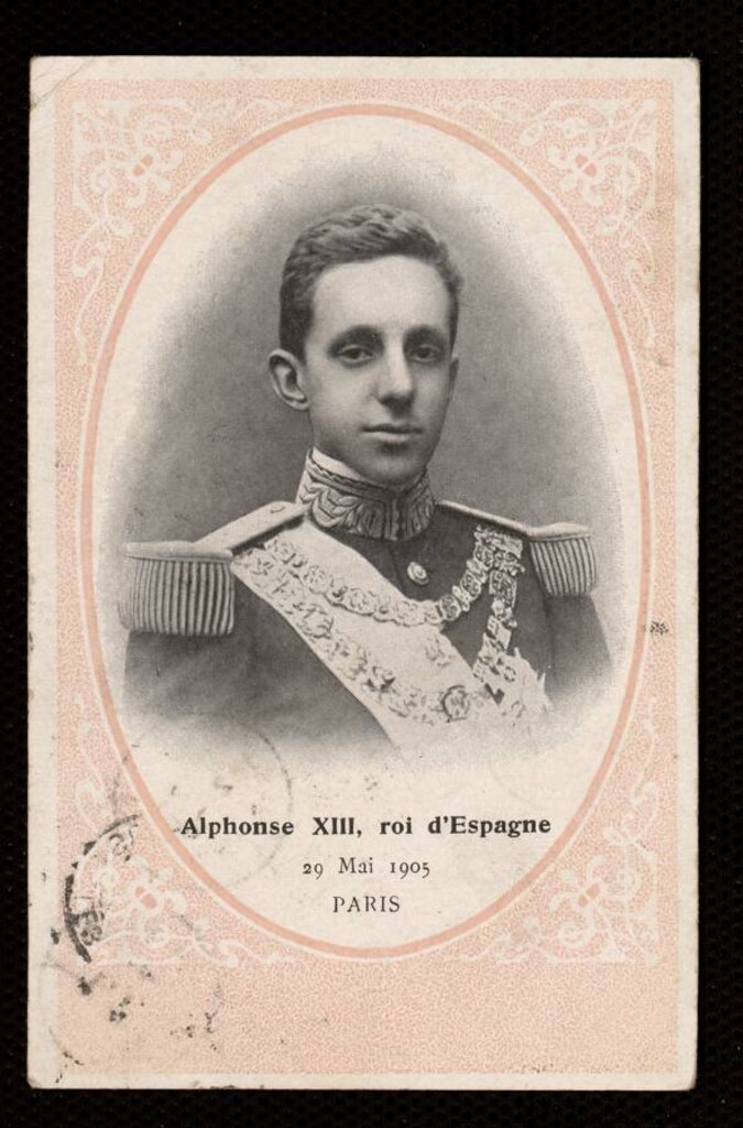 Miniatura de Alphonse XIII, roi d´Espagne, 29 mai 1905, Paris