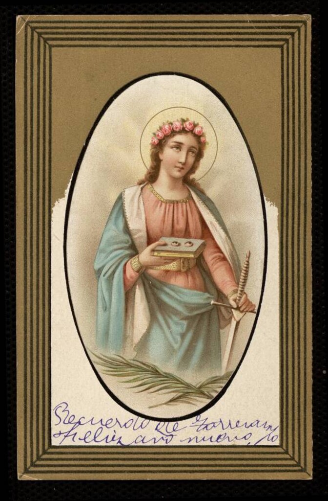Miniatura de Santa Lucía