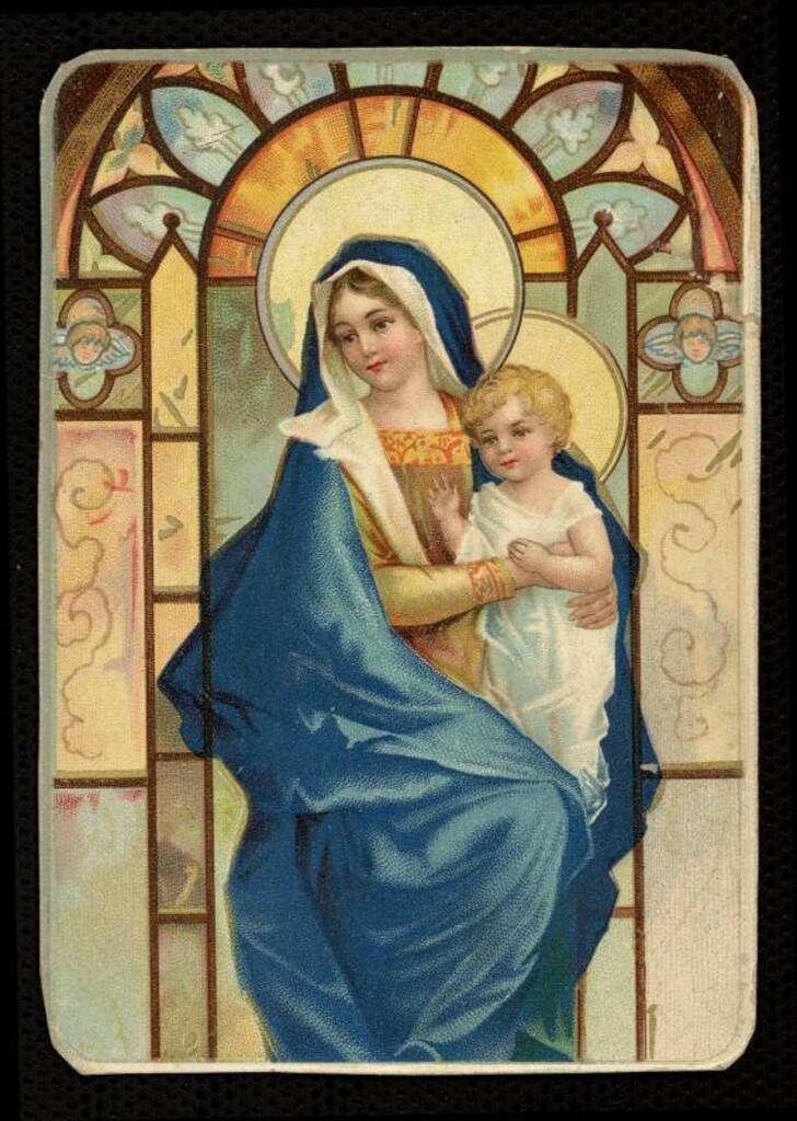 Miniatura de Virgen María