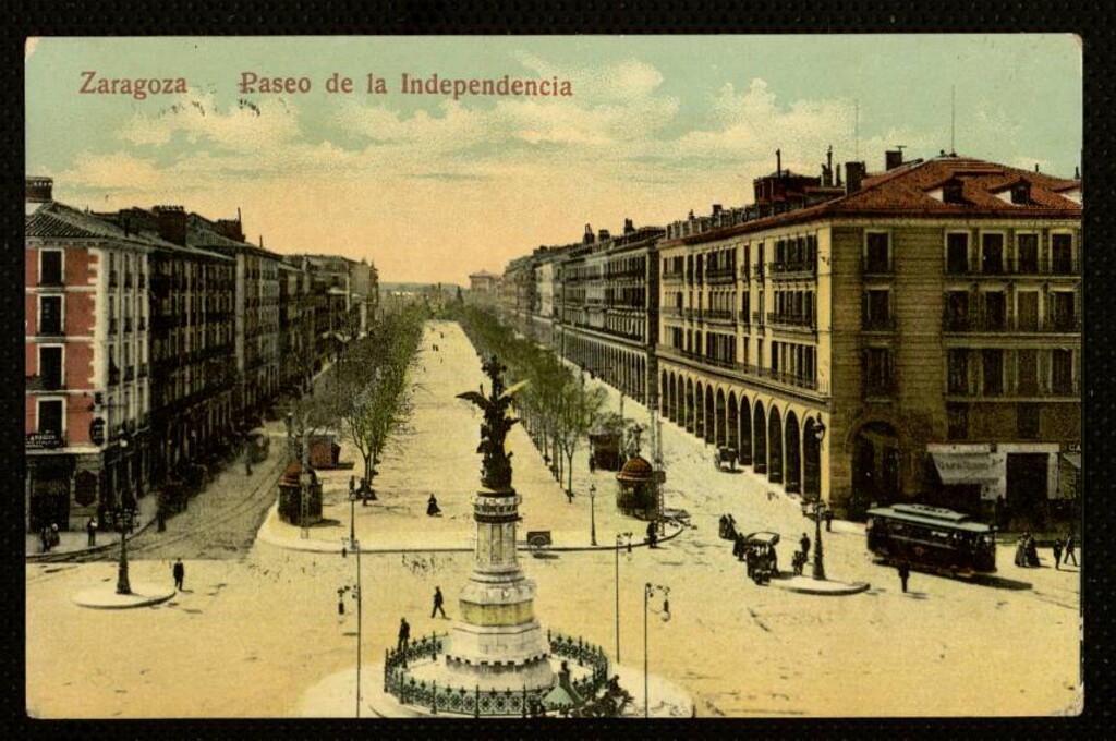 Miniatura de Zaragoza. Paseo de la Independencia