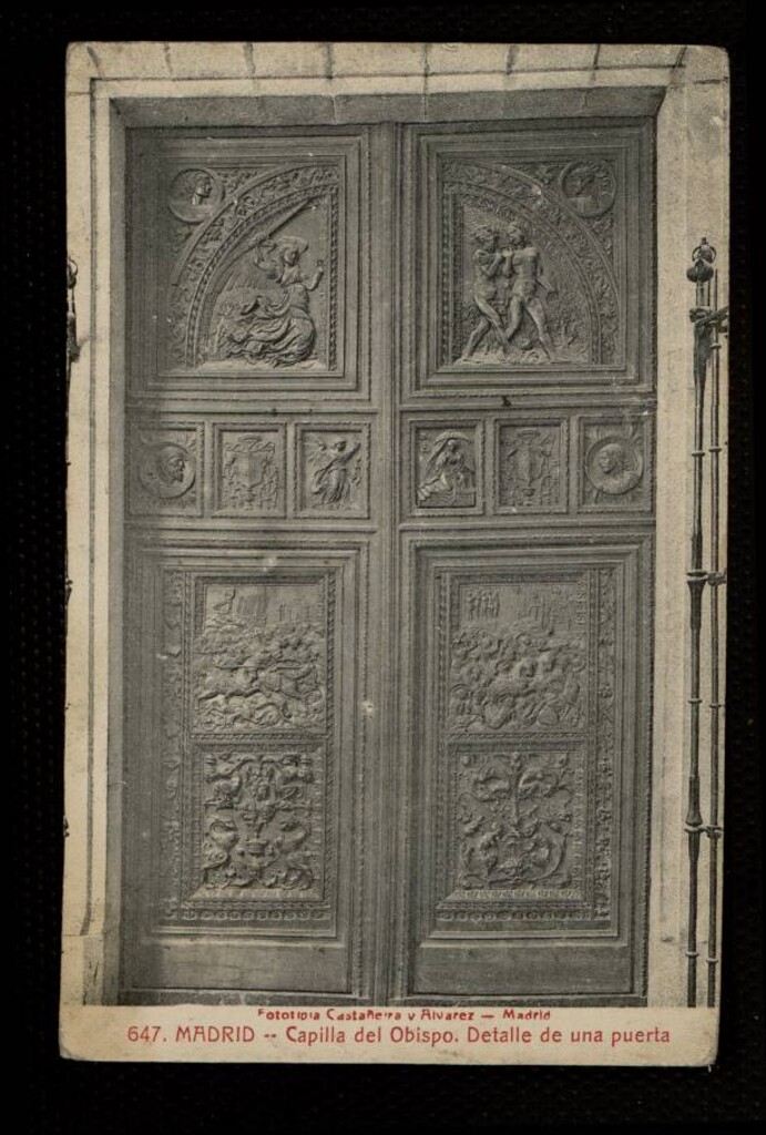 Miniatura de Capilla del Obispo. Detalle de una puerta