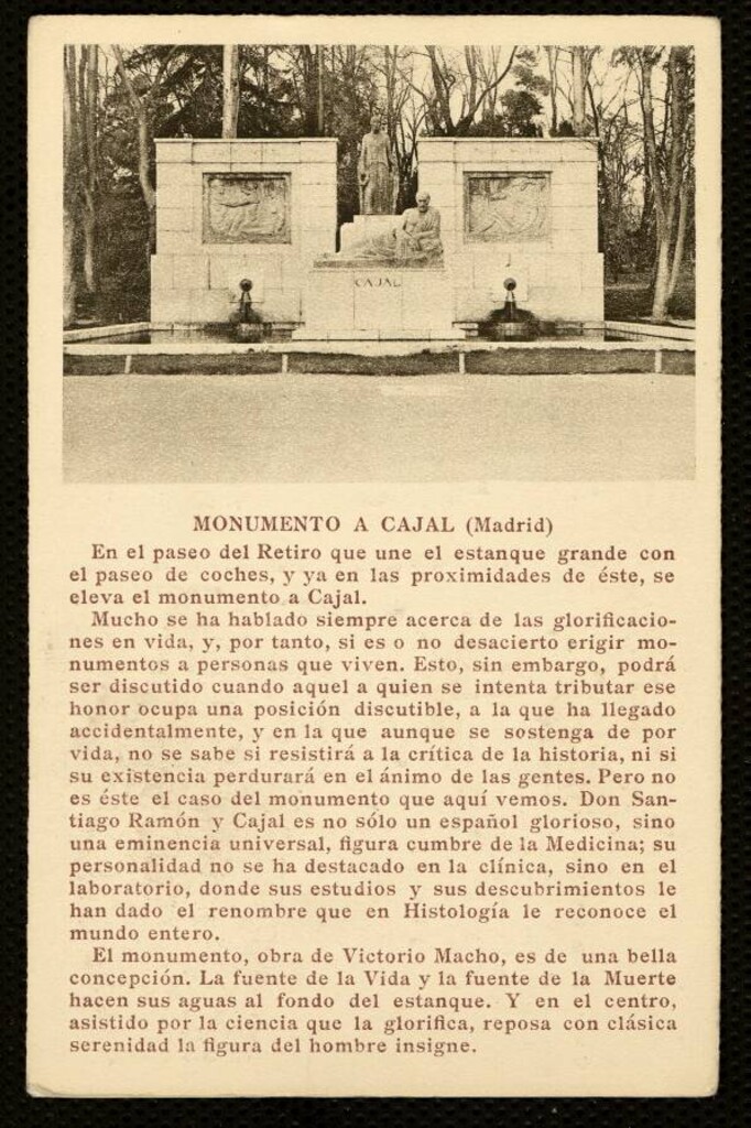 Miniatura de Monumento a Cajal (Madrid)