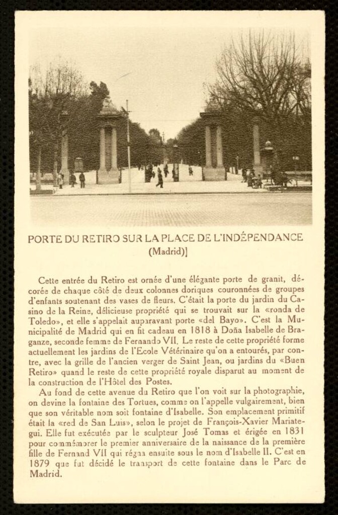 Miniatura de Porte du Retiro sur la Place de L´Indépendance