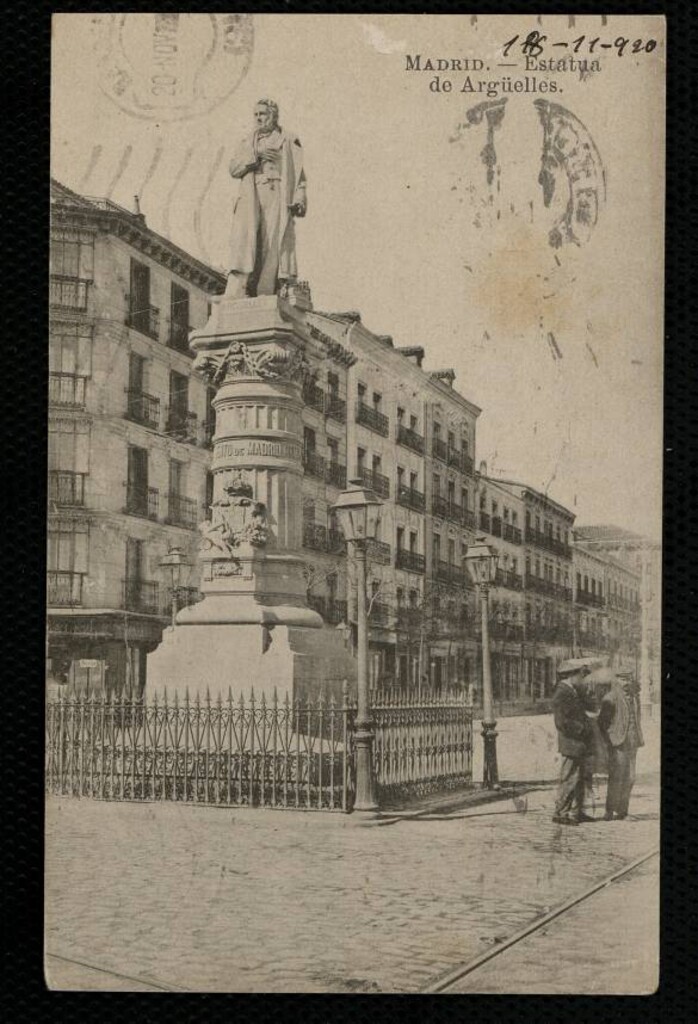 Miniatura de Estatua de Argüelles en la calle de la Princesa