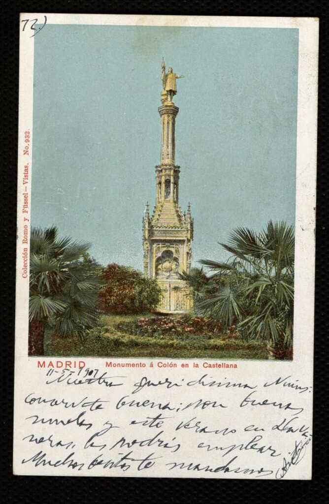 Miniatura de Monumento a Colón en la Castellana