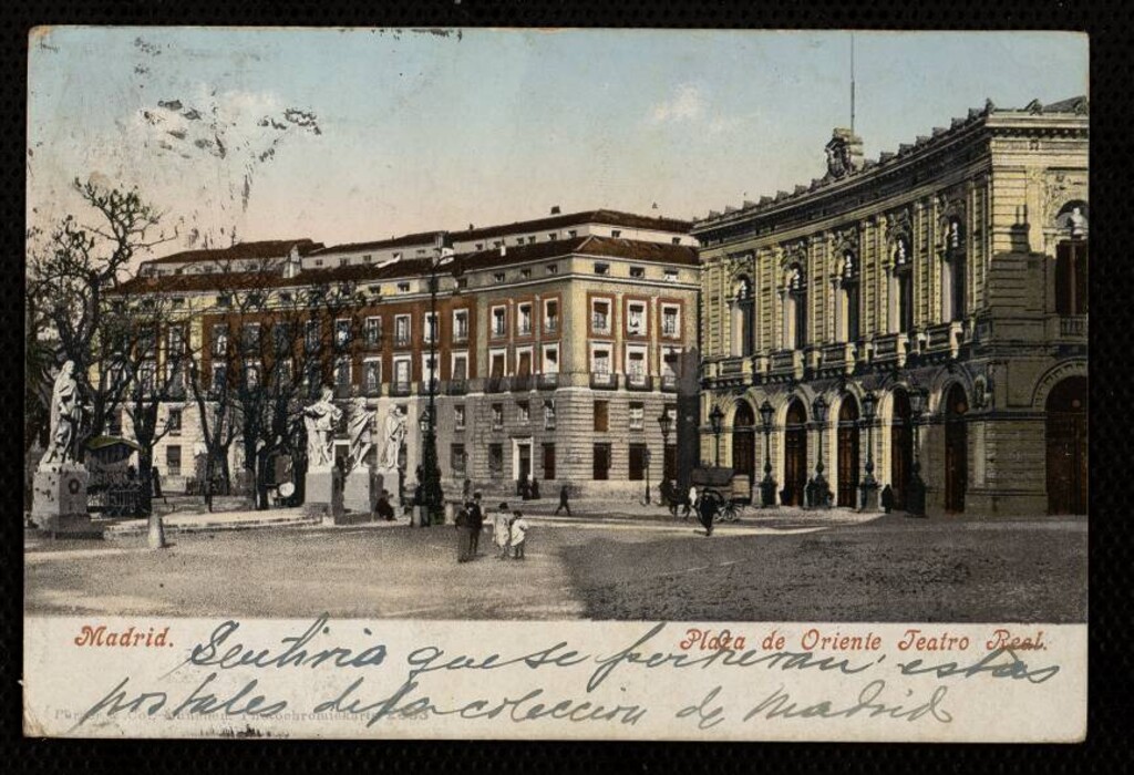 Miniatura de Plaza de Oriente. Palacio Real