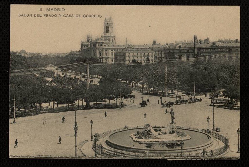 Miniatura de Salón del Prado y Casa de Correos