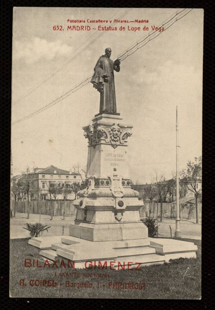 Miniatura de Estatua de Lope de Vega