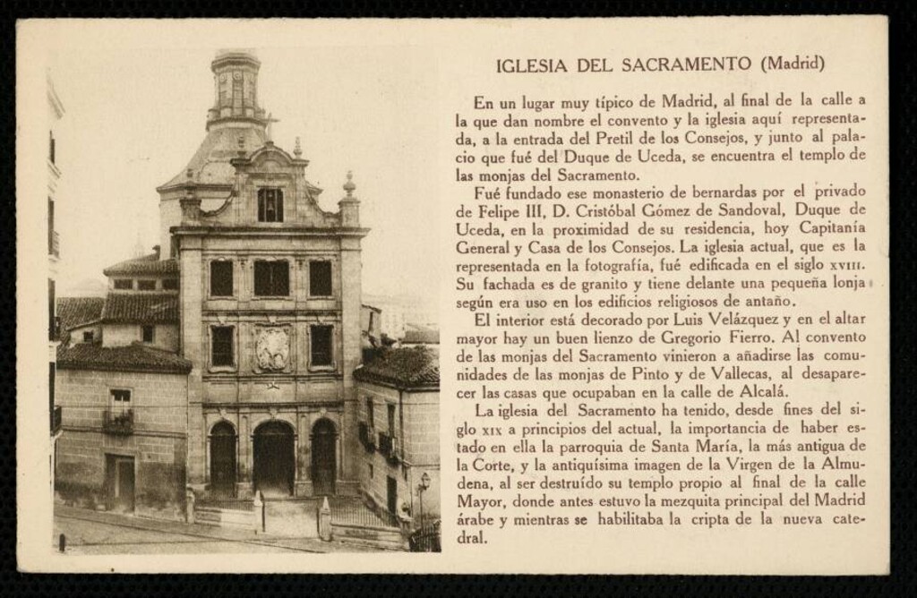 Miniatura de Iglesia del Sacramento