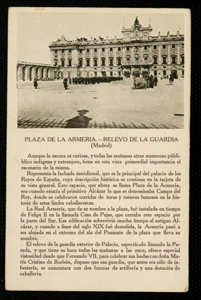 Miniatura de Relevo de la Guardia en la Plaza de la Armería