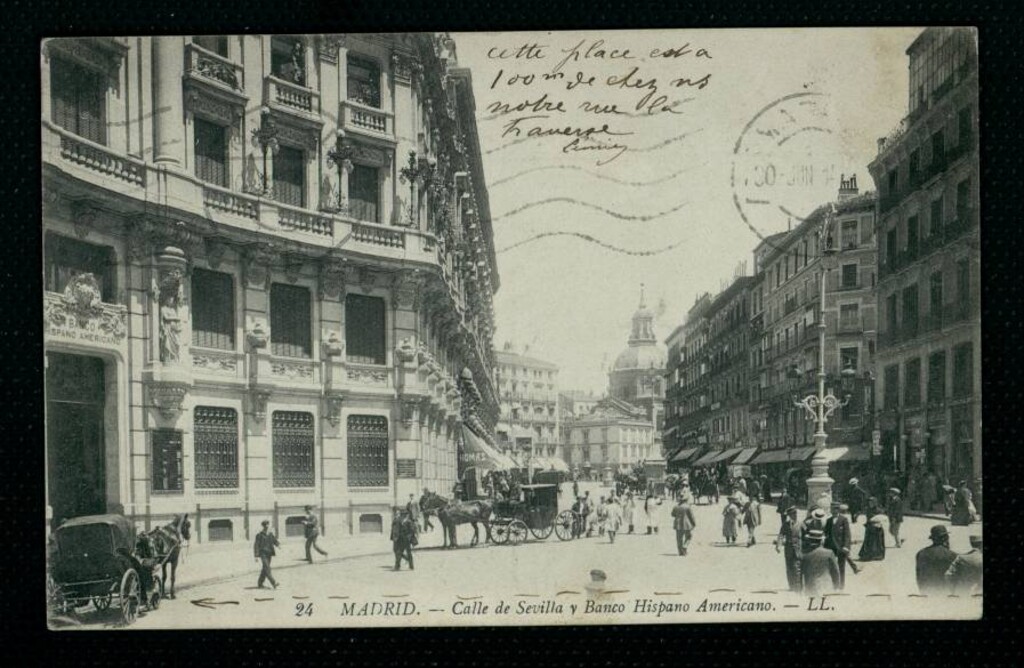 Miniatura de Calle de Sevilla y Banco Hispano Americano