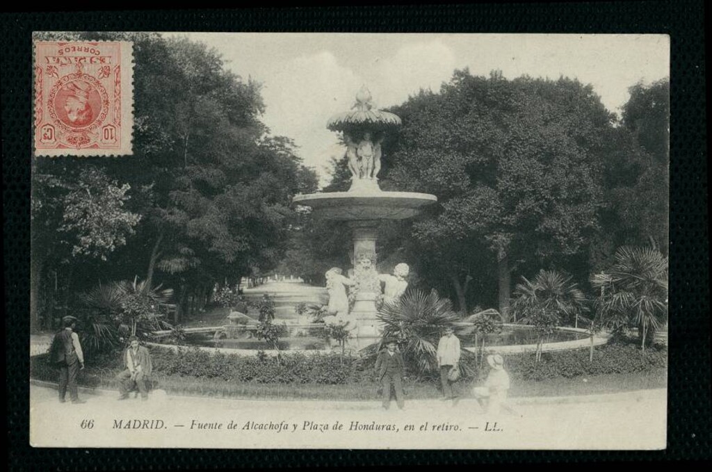 Miniatura de Fuente de Alcachofa y Plaza de Honduras en el Retiro