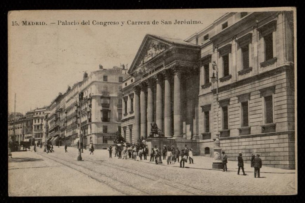 Miniatura de Palacio del Congreso y Carrera de San Jerónimo