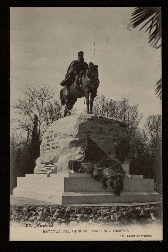 Miniatura de Estatua del General Martínez Campos