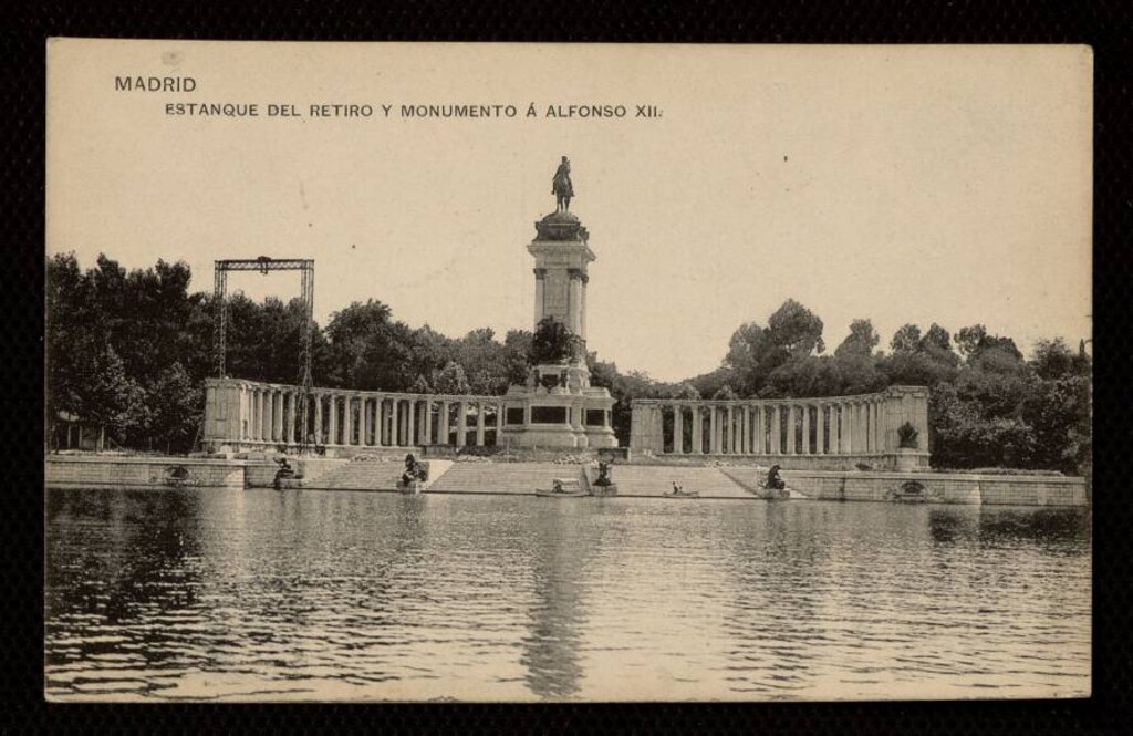 Miniatura de Estanque del Retiro y Monumento a Alfonso XII
